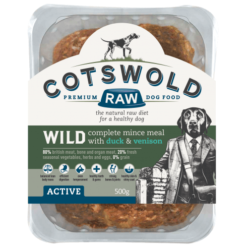 Cotswold Wild Mince Duck/Venison 1kg Raw Dog Food Cotswold Raw