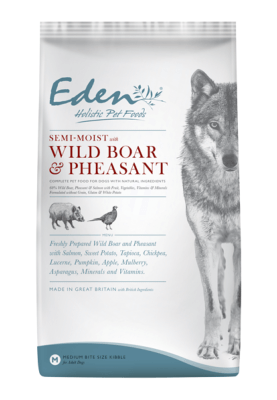 Eden Semi Moist Wild Boar/Pheasant 2kg Dry Dog Food Eden