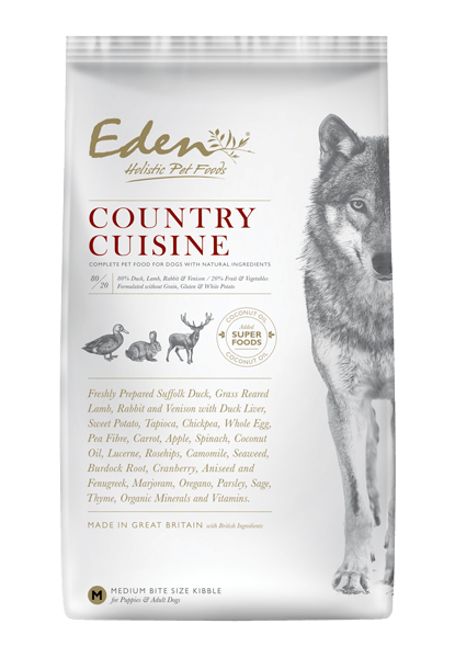 Eden Country Cuisine 6kg Medium Kibble Dry Dog Food Eden