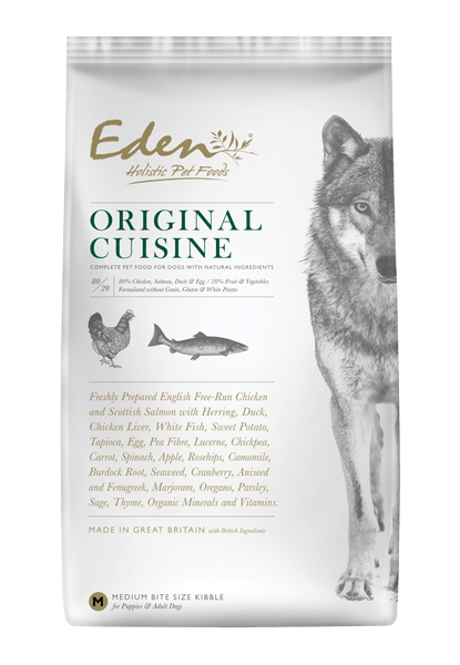 Eden Original Medium Kibble 2kg Bradlands Pet Supplies
