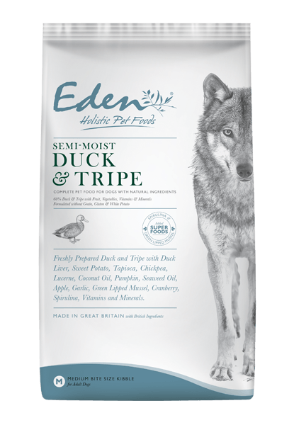 Eden Semi Moist Duck & Tripe 2kg Dog Food Eden