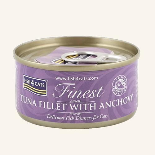 Fish 4 Cats Tuna / Anchovy 70g Wet Cat Food Fish 4 Cats