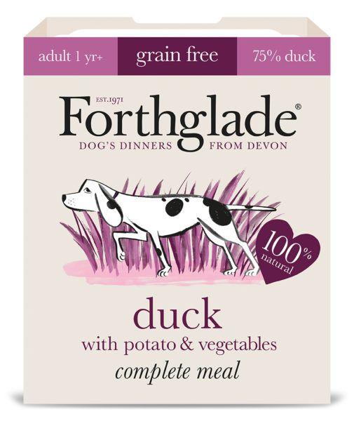 Forthglade Grain Free Duck 395g Wet Dog Food Forthglade