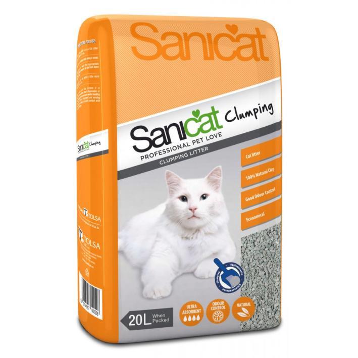 Sanicat Clumping 20L Cat Litter Cat Litters Sanicat