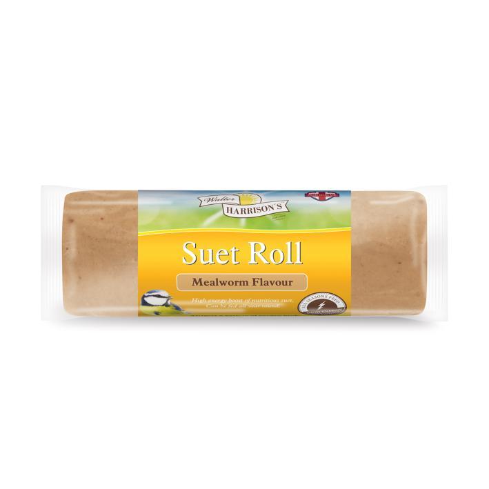 Harrisons Suet Roll with Mealworms 500g Outdoor Food Harrisons