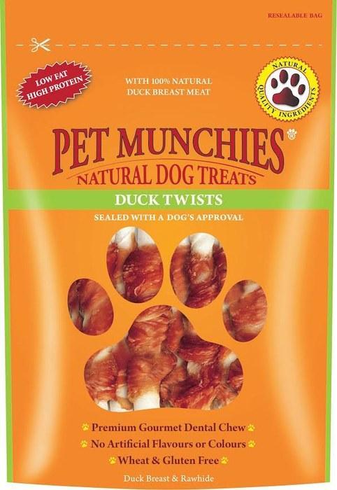 Pet Munchies Duck Twists 80g Dog Treats Pet Munchies