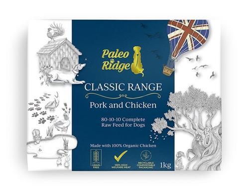 Paleo Ridge Pork & Chicken Complete 1kg Raw Dog Food Paleo Ridge 
