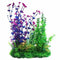 Betta 13 Inch Purple & Green Plastic Pla Plastic Plants Betta 