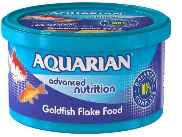 Aquarian Goldfish Flake 25g Fish Foods Aquarian