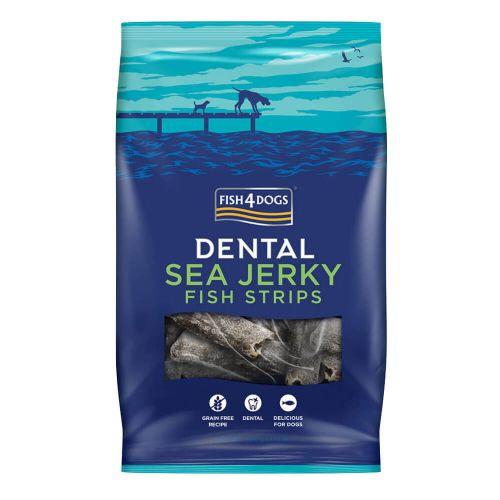 Fish4Dogs Dental Sea Jerky Fish Strips 100g Dog Treats Fish4Dogs
