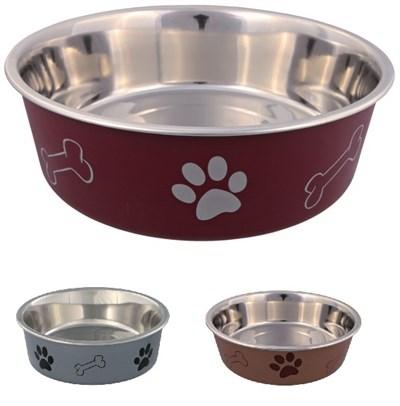 Trixie SS Bowl with Plastic Coating 21cm Bowls Trixie