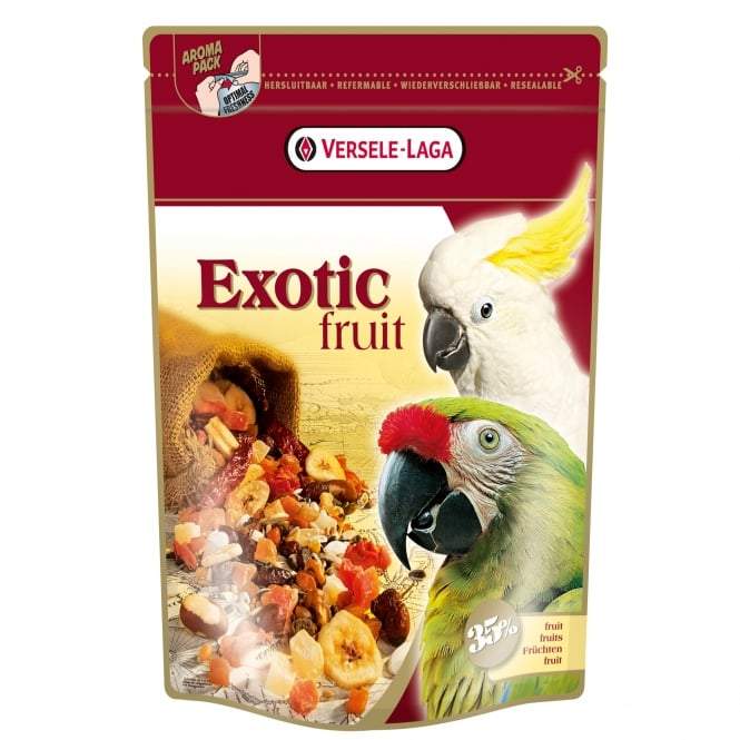 Versele Laga Exotic Fruitmix for Parrots, 600g : : Pet Supplies