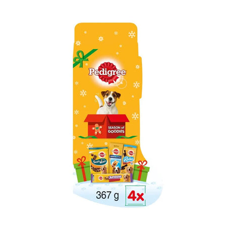 Pedigree Xmas Dog Treat Stocking 367g Pedigree 