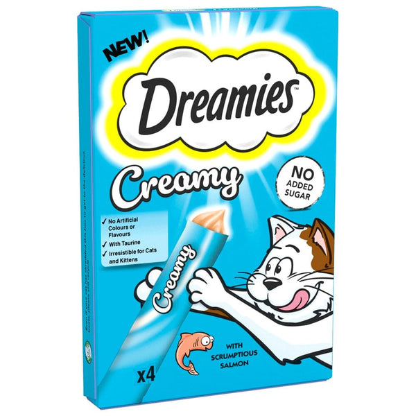 Dreamies Creamy Salmon 4 Pack Dreamies 
