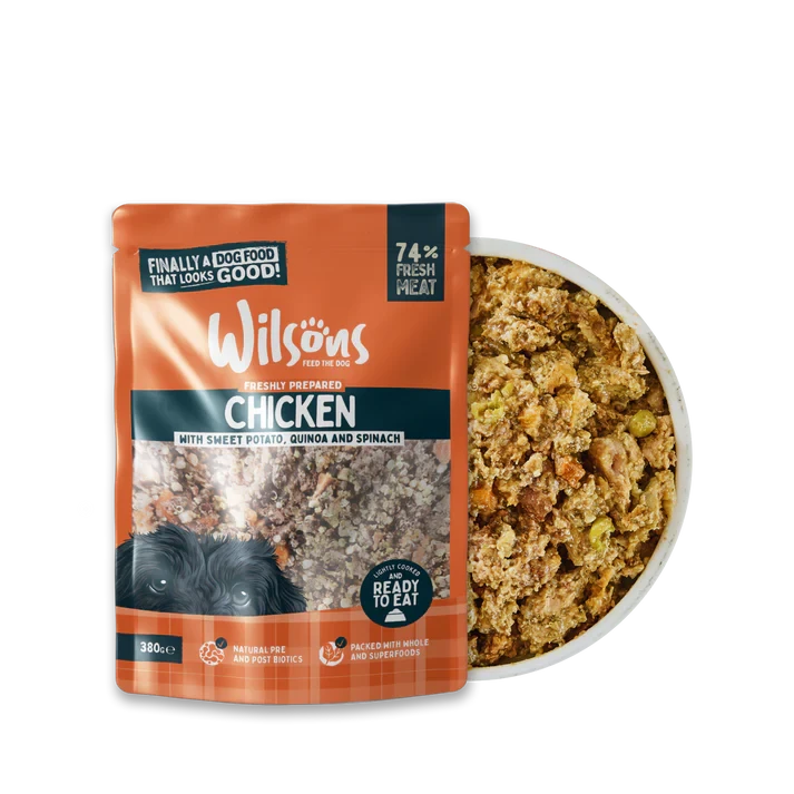 Wilsons Chicken Fresh Dog Food 380g Wilsons 