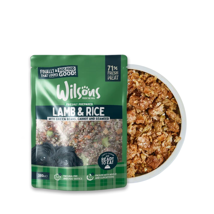 Wilsons Lamb Fresh Dog Food 380g Wilsons 