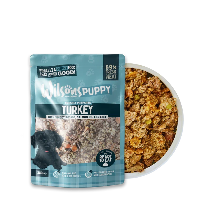 Wilsons Puppy Turkey Fresh Dog Food 380g Wilsons 