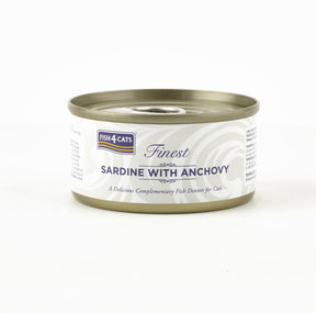 Fish4Cats Finest Sardine with Anchovy Wet Cat Food 70g Wet Cat Food Fish4Cats 