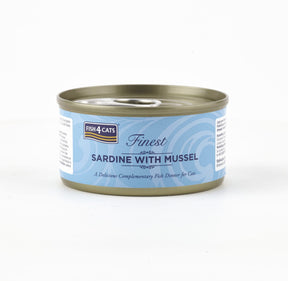 Fish4Cats Finest Sardine with Mussel Wet Cat Food 70g Wet Cat Food Fish4Cats 