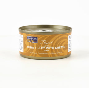 Fish4Cats Finest Tuna Fillet with Cheese Wet Cat Food 70g Wet Cat Food Fish4Cats 