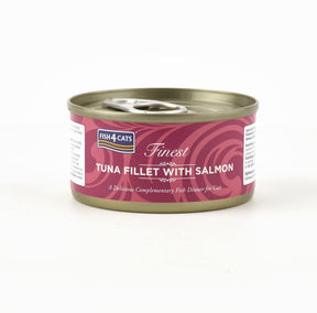 Fish4Cats Finest Tuna Fillet with Salmon Wet Cat Food 70g Wet Cat Food Fish4Cats 