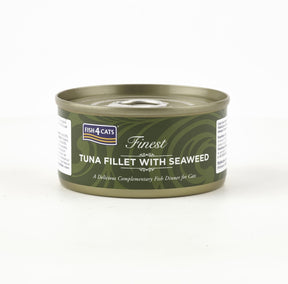 Fish4Cats Finest Tuna Fillet with Seaweed Wet Cat Food 70g Wet Cat Food Fish4Cats 