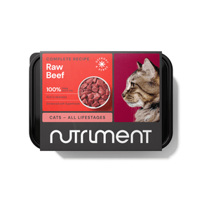 Nutriment Cat Raw Beef Complete 500g ❄ Raw Cat Food Nutriment 
