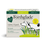 Forthglade Lamb & Turkey Grain Free Wet Dog Food 12 x 395g - retail multipack