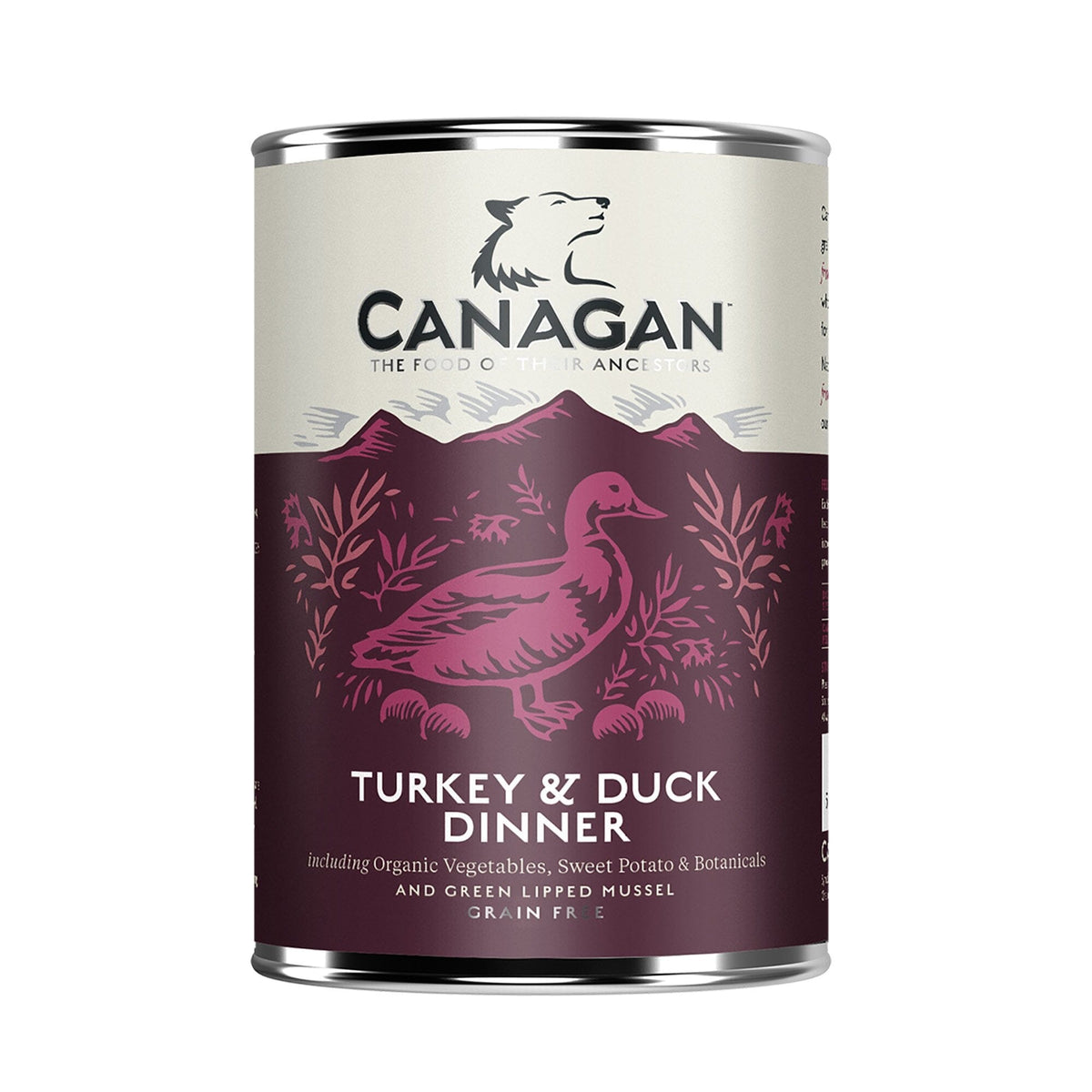 Canagan Turkey & Duck Dinner Wet Dog Food 400g Wet Dog Food Canagan 