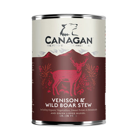 Canagan Venison & Wild Boar Stew Wet Dog Food 400g Wet Dog Food Canagan 