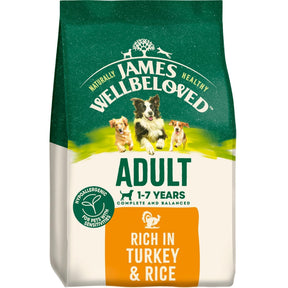 James Wellbeloved Adult Turkey & Rice Dry Dog Food 15kg Dry Dog Food James Wellbeloved 