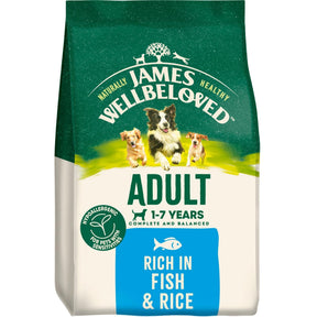James Wellbeloved Adult Fish & Rice Dry Dog Food 15kg Dry Dog Food James Wellbeloved 