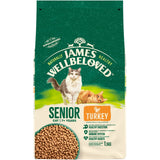 James Wellbeloved Senior Turkey & Rice Dry Cat Food 1.5kg Dry Cat Food James Wellbeloved 