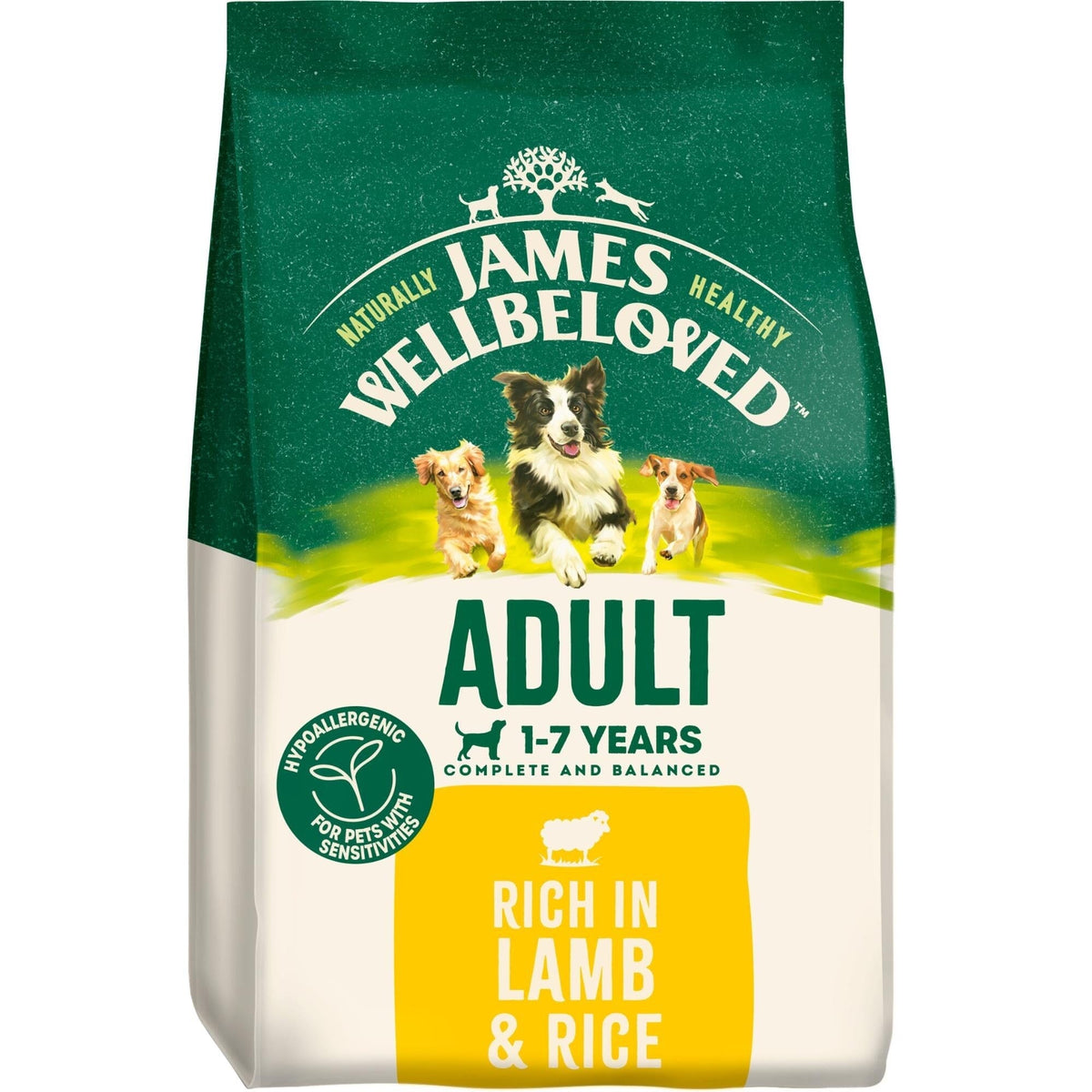 James Wellbeloved Adult Lamb & Rice Dry Dog Food 15kg Dry Dog Food James Wellbeloved 