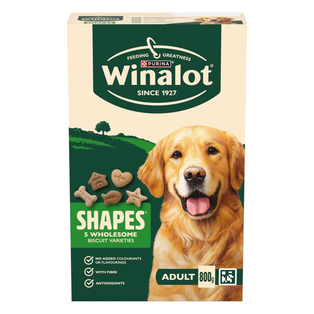 Winalot Shapes Crunchy Dog Biscuits 800g Dog Treats Winalot 