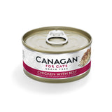 Canagan Chicken with Beef Wet Cat Food 75g Wet Cat Food Canagan 