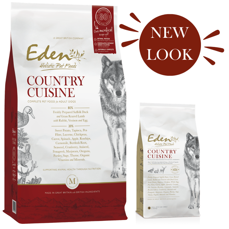 Eden Country Cuisine 80/20 Dry Dog Food 2kg – Medium Kibble Dry Dog Food Eden 