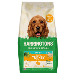 Harringtons Turkey & Rice Puppy Dry Dog Food 1.7kg Dry Dog Food Harringtons 