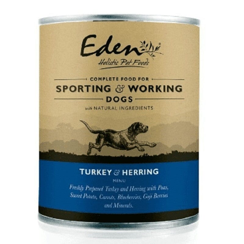 Eden Turkey & Herring Wet Working Dog Food 400g Wet Dog Food Eden 