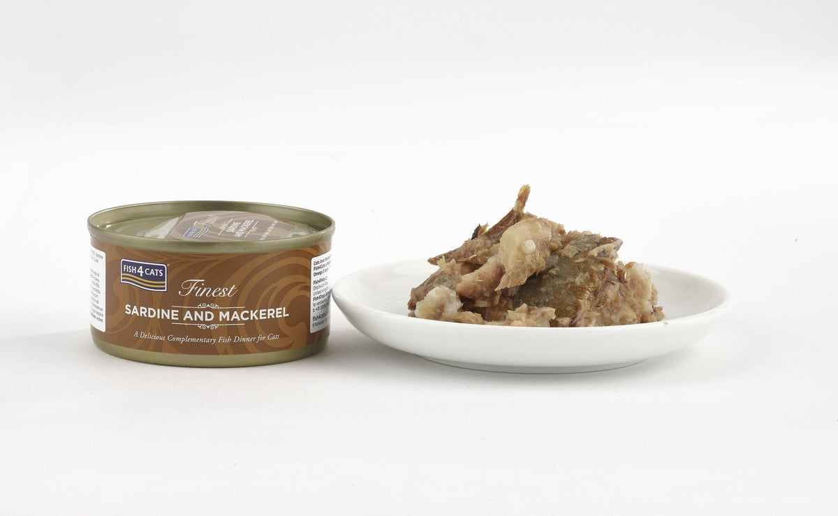 Fish4Cats Finest Sardine & Mackerel Wet Cat Food 70g Wet Cat Food Fish4Cats 