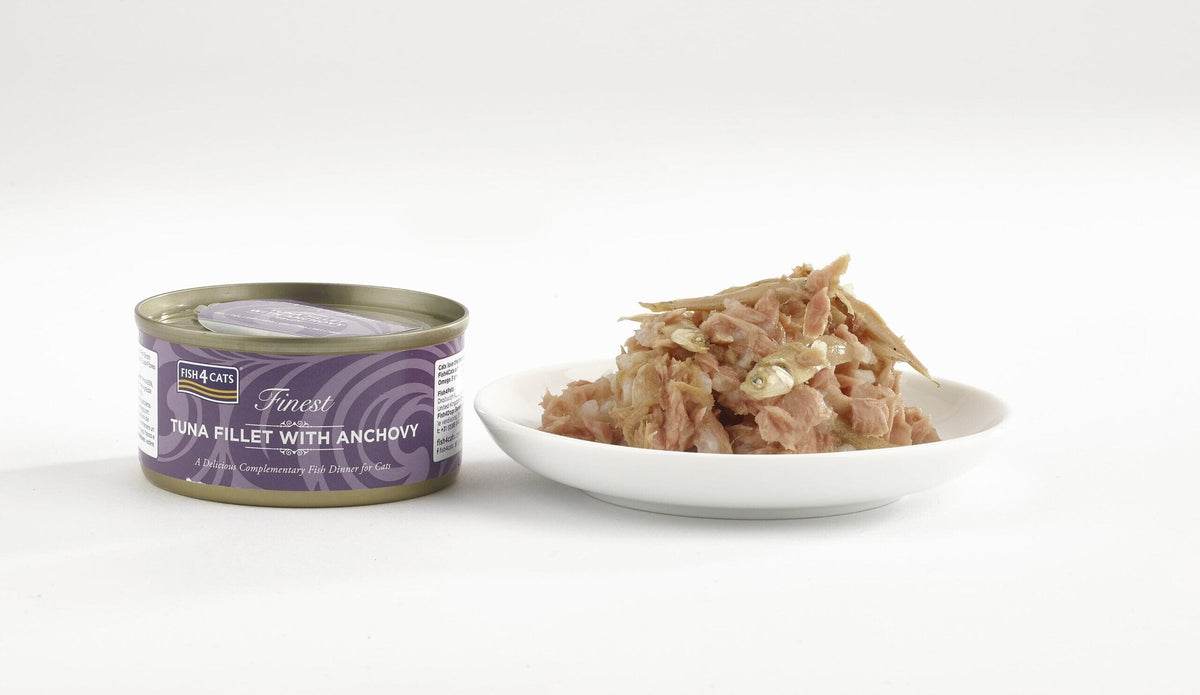 Fish4Cats Finest Tuna Fillet with Anchovy Wet Cat Food 70g Wet Cat Food Fish4Cats 