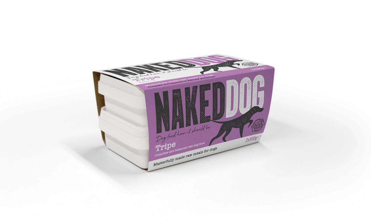 Naked Dog Original Tripe Raw Dog Food 2x500g ❄ Raw Dog Food Naked Dog 