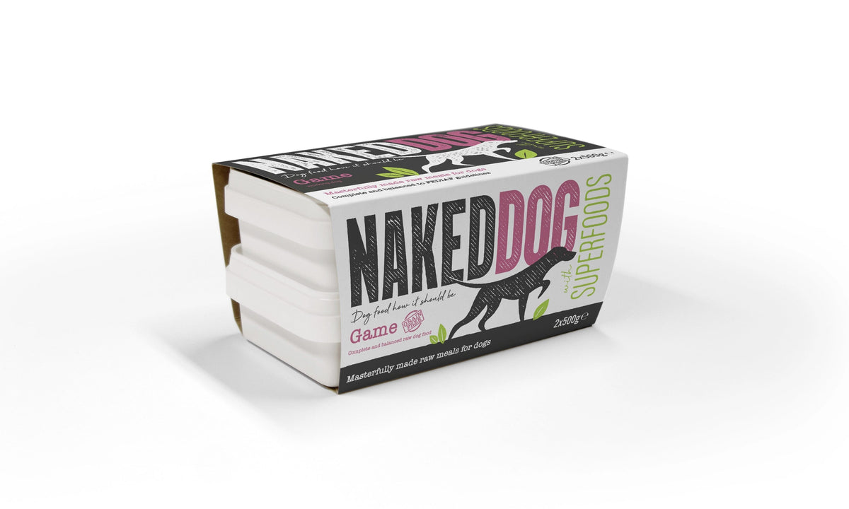 Naked Dog Superfood Game Complete Raw Dog Food 1kg ❄ Raw Dog Food Naked Dog 
