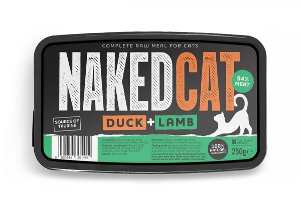 Naked Cat Duck and Lamb 250g Naked Cat 