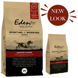 Eden Country Cuisine 80/20 Working Dog Food 15kg – Medium Kibble Dry Dog Food Eden 