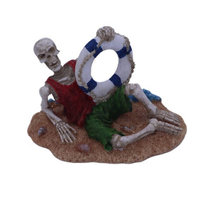 Aqua One Skeleton Sailor on Beach Ornament Aqua One 