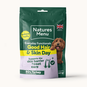 Natures Menu Good Hair & Skin Day Turkey Dog Treats 40g Dog Treats Natures Menu 
