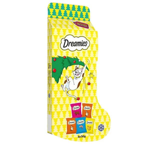 Dreamies Xmas Cat Treat Stocking 150g Dreamies 
