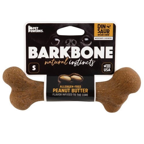 Pet Qwerks BarkBone Peanut Butter Small Pet Qwerks 