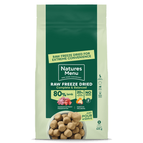 Natures Menu Lamb Freeze Dried Dog Food 625g Dry Dog Food Natures Menu 
